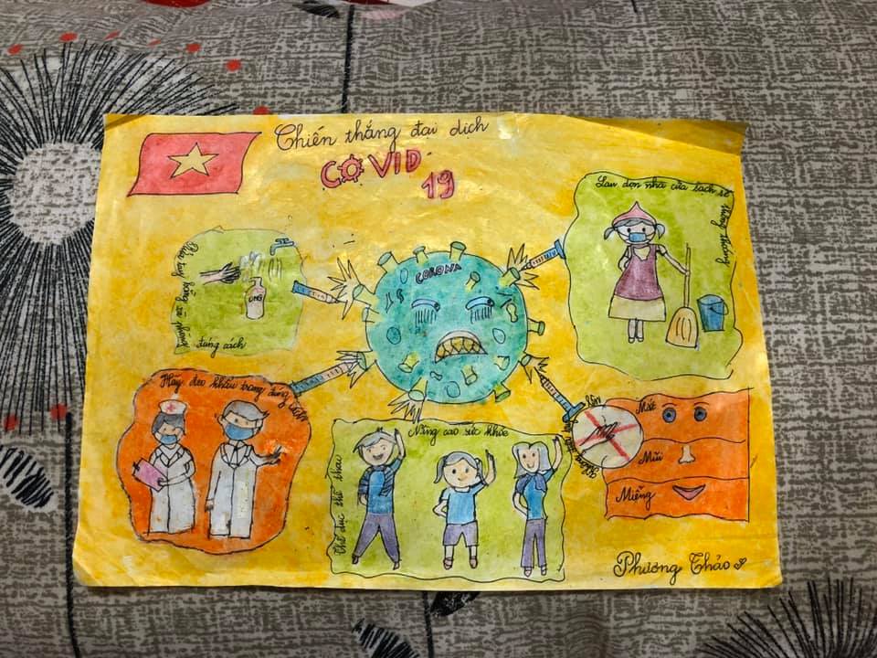 Hình ảnh đẹp từ bức tranh đạt giải Nhì cuộc thi